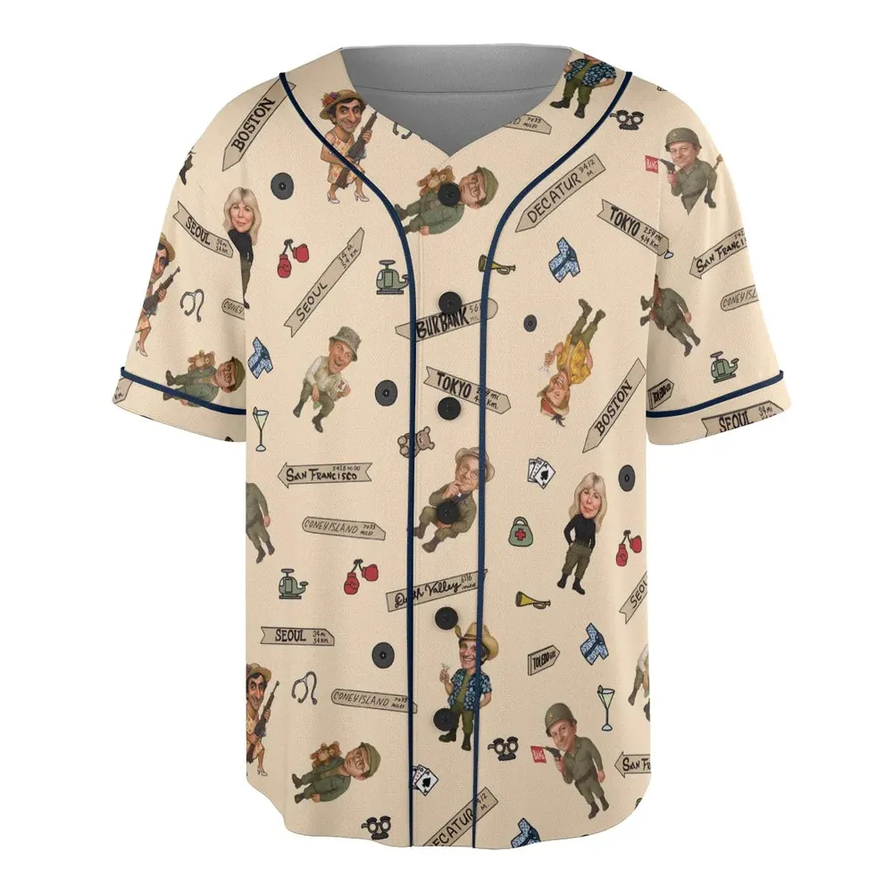 Best Care Anywhere in Korea M*A*S*H Unisex Baseball Jersey - 3