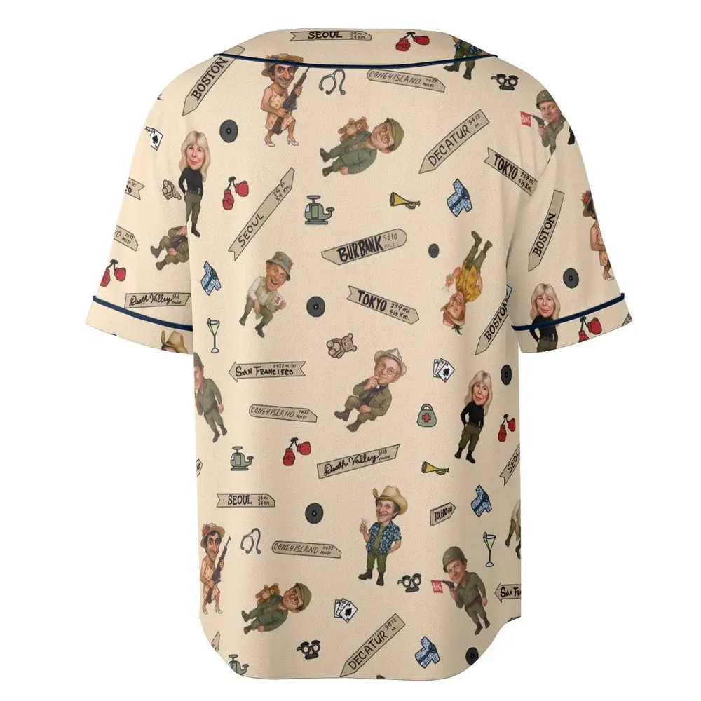Best Care Anywhere in Korea M*A*S*H Unisex Baseball Jersey - 4