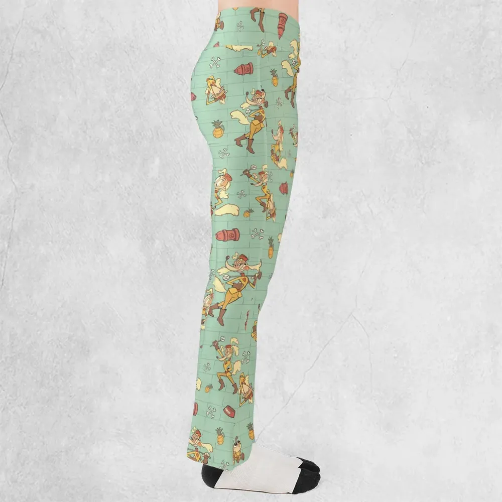 Sergeant O'Fera Cuphead Flare Leggings - 2