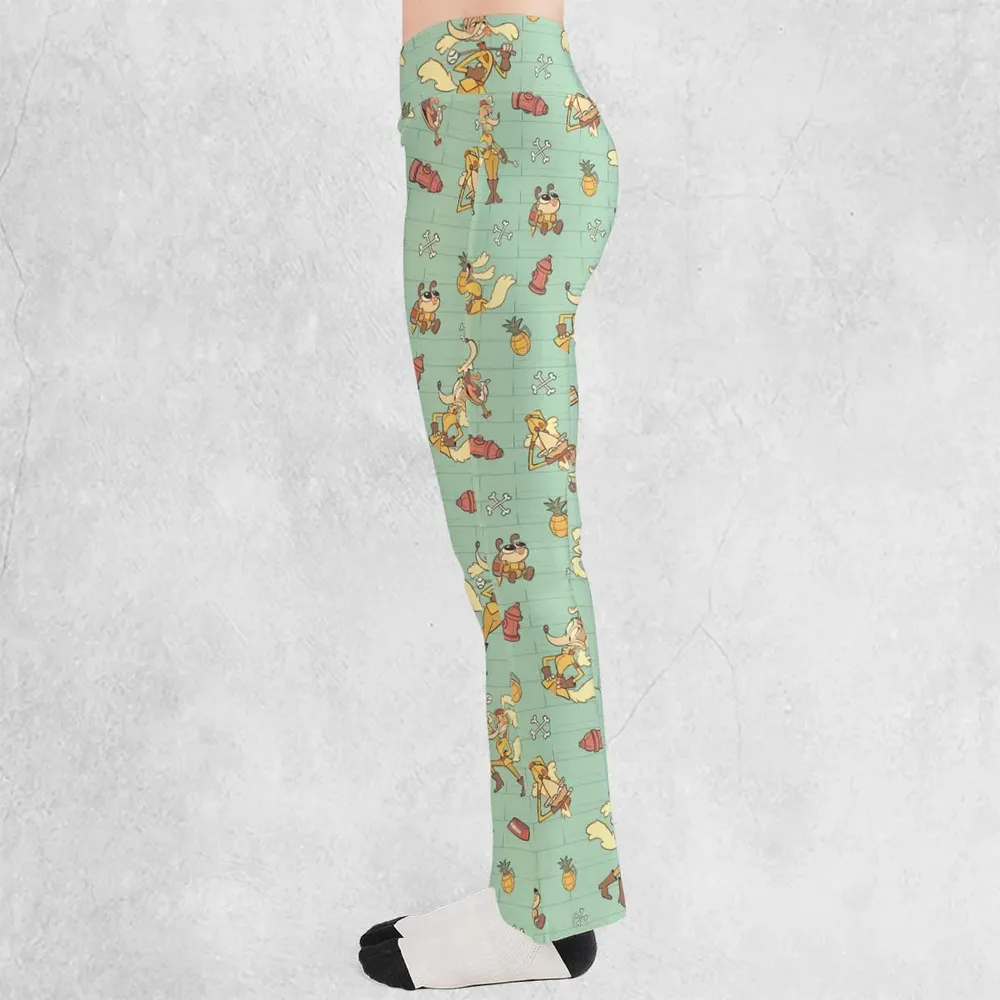 Sergeant O'Fera Cuphead Flare Leggings - 3