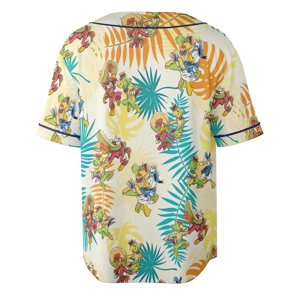 Tropical The Three Caballeros Unisex Baseball Jersey - 4