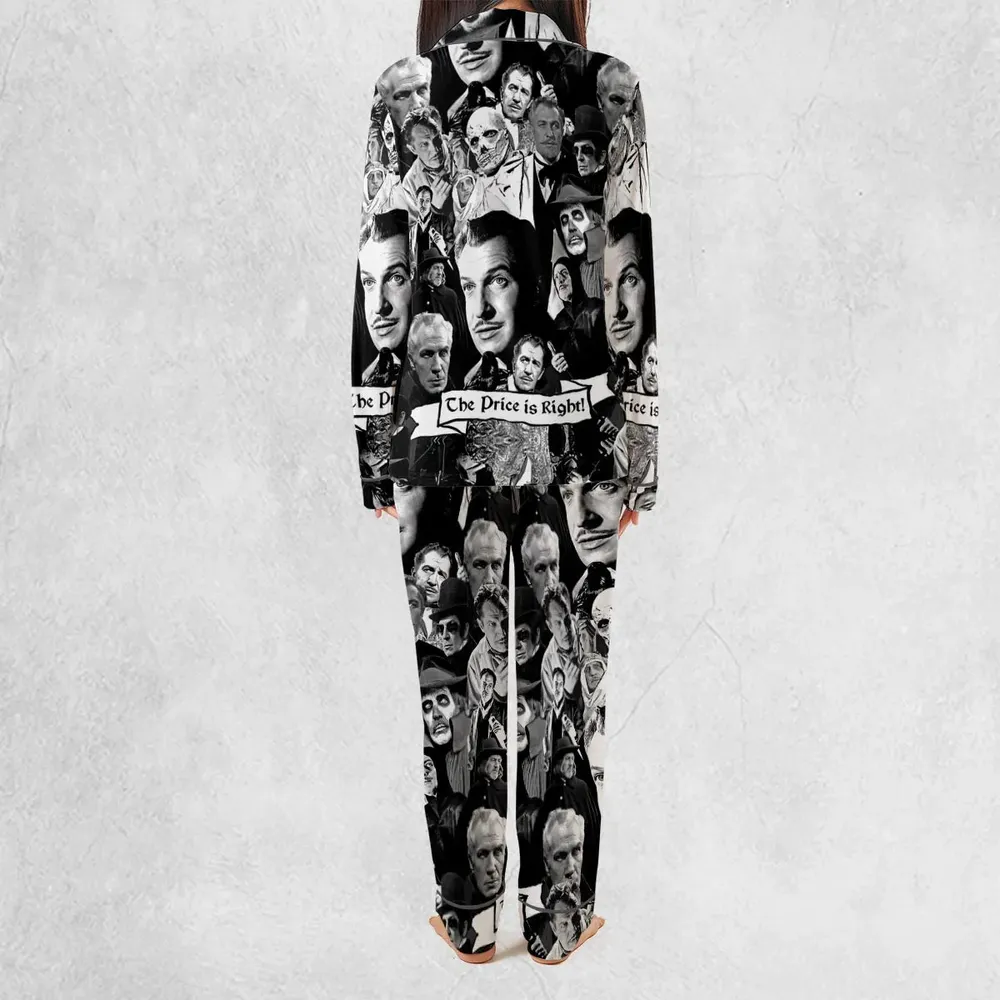 Horror Characters The Many Faces Of Vincent Price Pajamas Set - 3