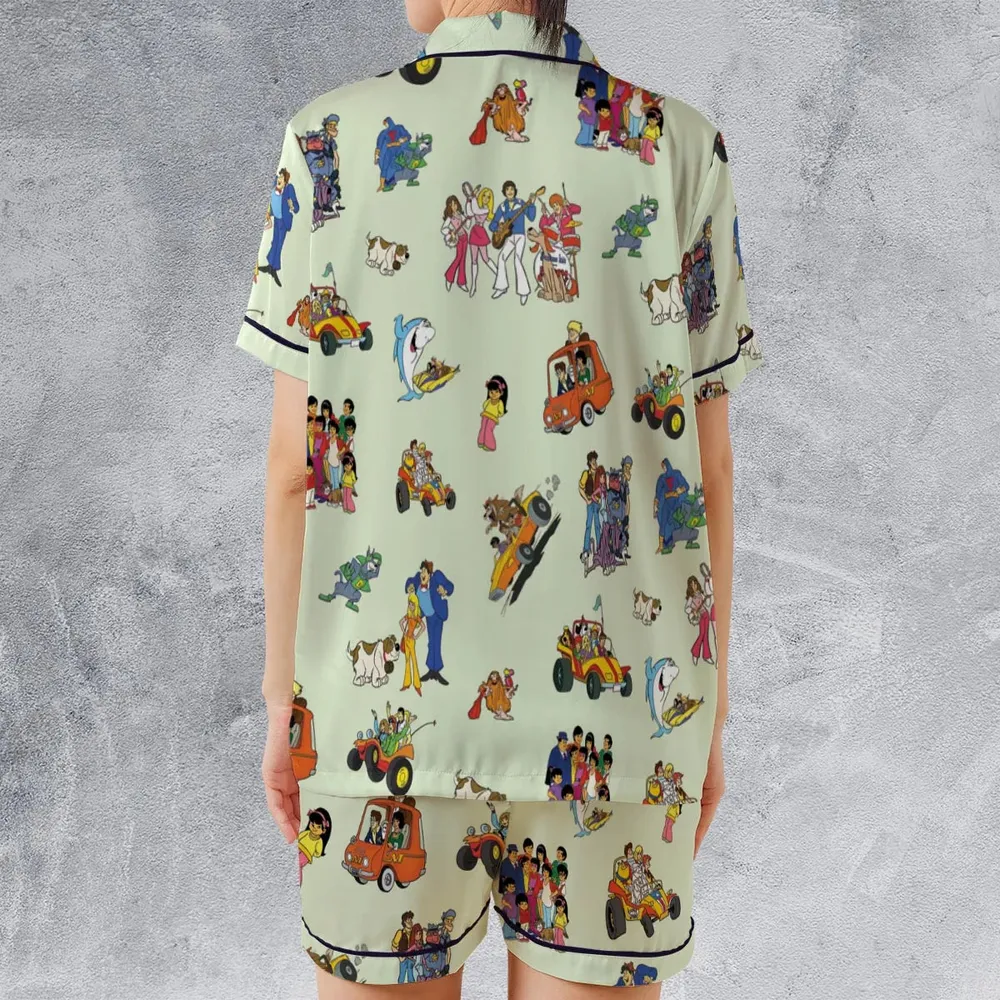 Scooby-Doo ripoffs Satin Short-Sleeve Pajamas Set - 2
