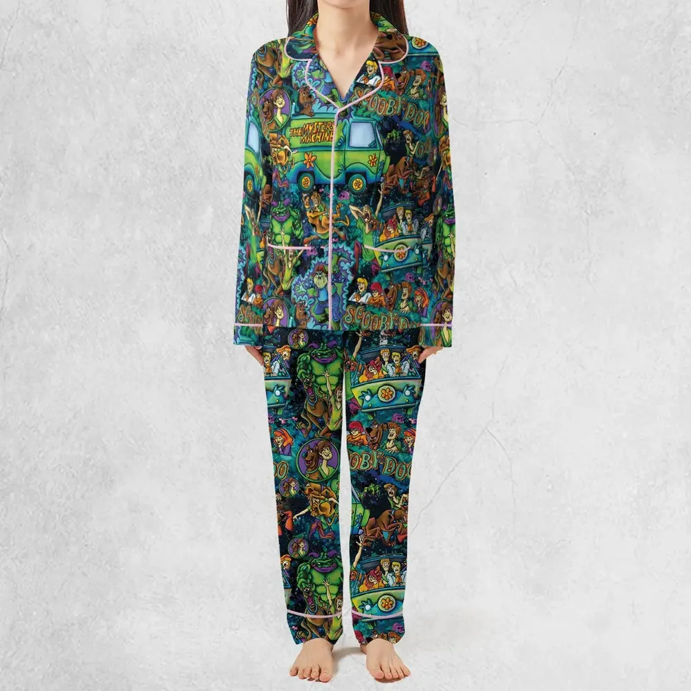 Monsters Mayhem and The Mystery Machine Scooby Doo Pajamas Set - 2