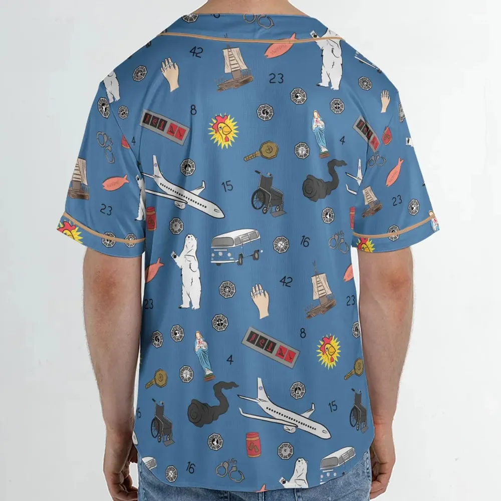 Get Lost Again Lost TV Show Unisex Baseball Jersey - 2