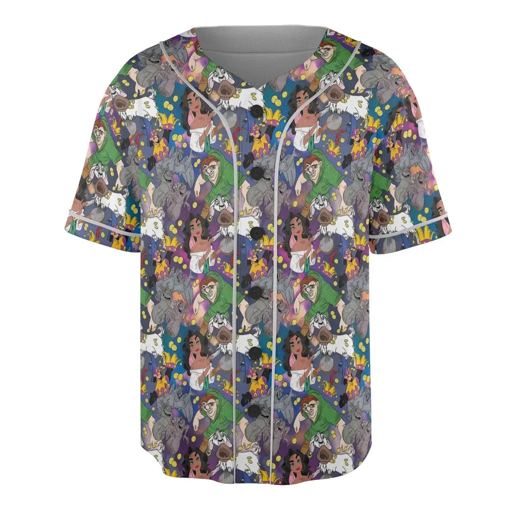The Hunchback of Notre-Dame Unisex Baseball Jersey - 3