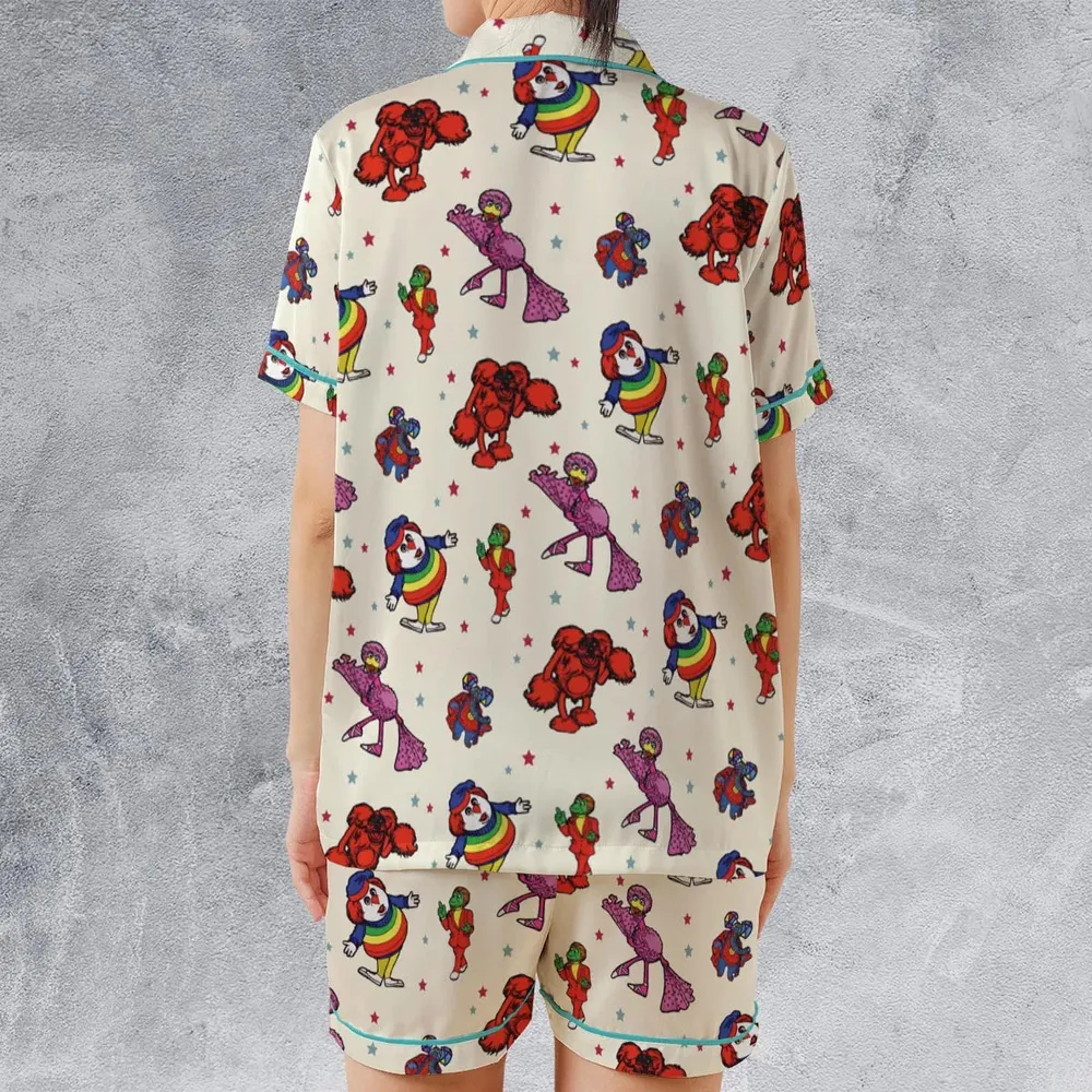 The Great Space Coaster Characters Satin Short-Sleeve Pajamas Set - 2