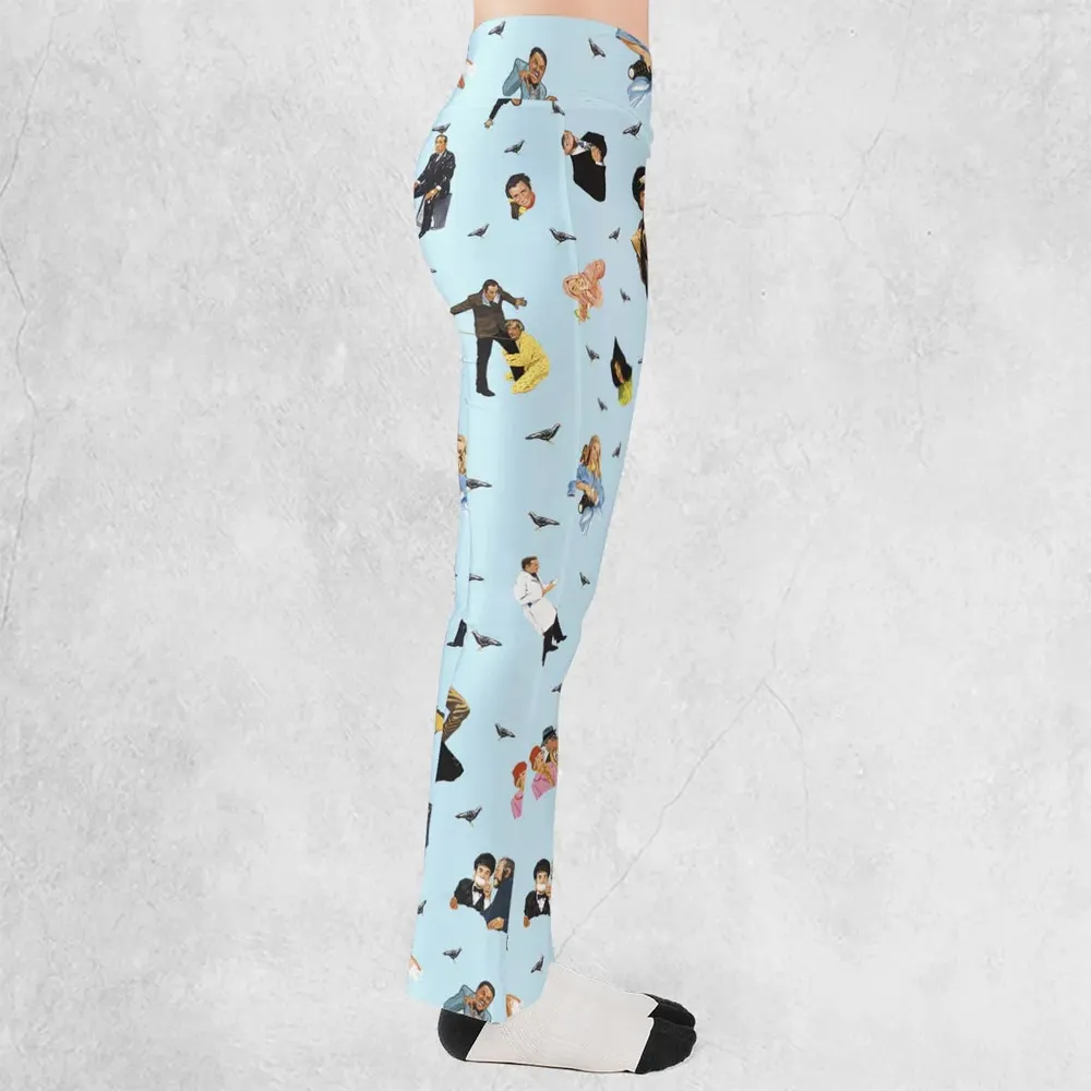 High Anxiety Characters Flare Leggings - 2