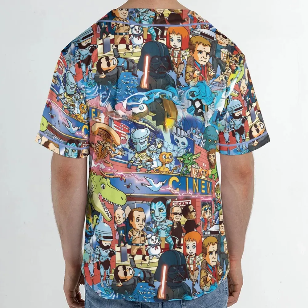 A Space Odyssey Unisex Baseball Jersey - 2