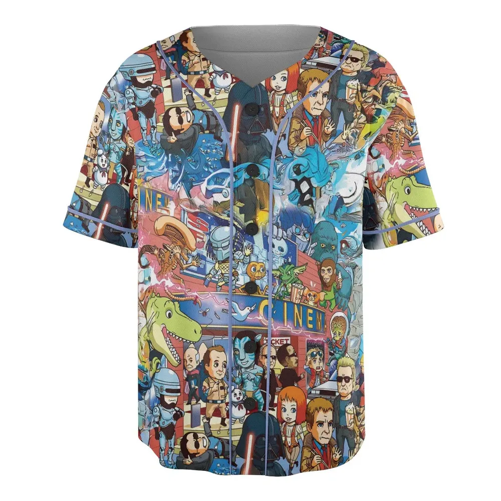 A Space Odyssey Unisex Baseball Jersey - 3