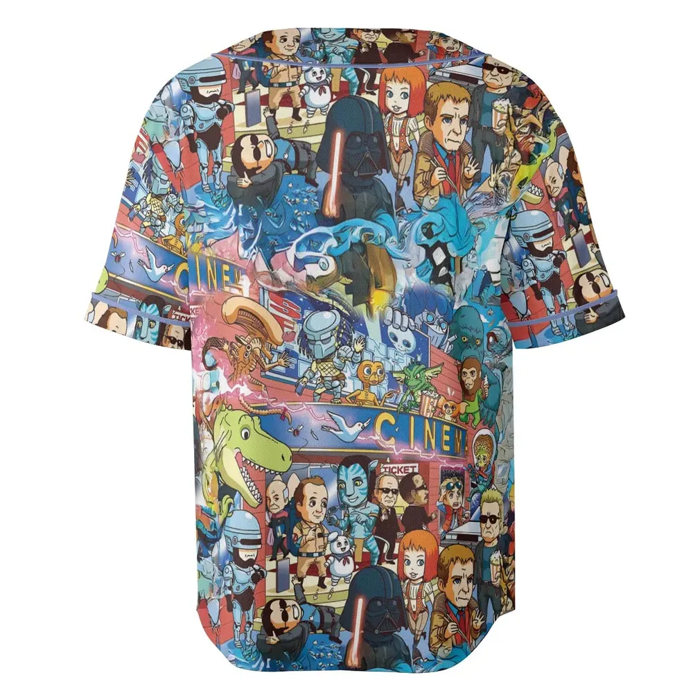 A Space Odyssey Unisex Baseball Jersey - 4