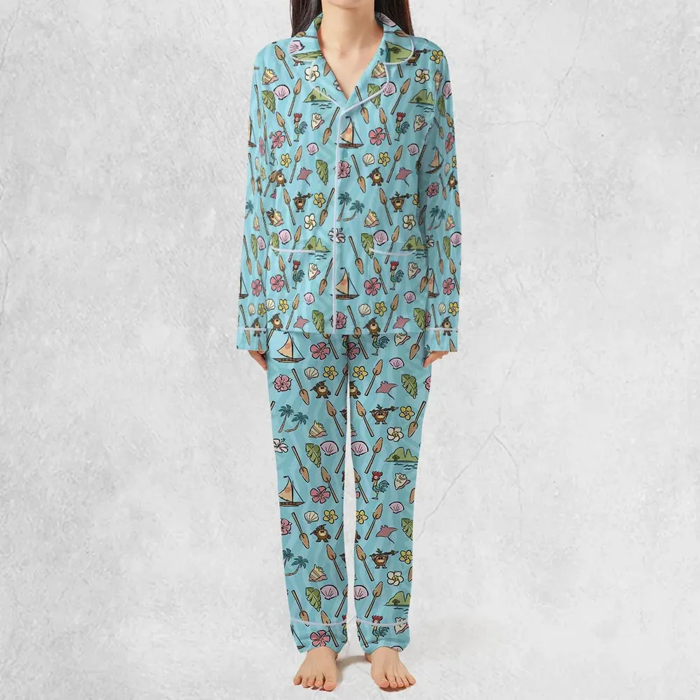 Ocean Vibes Moana Pajamas Set - 2
