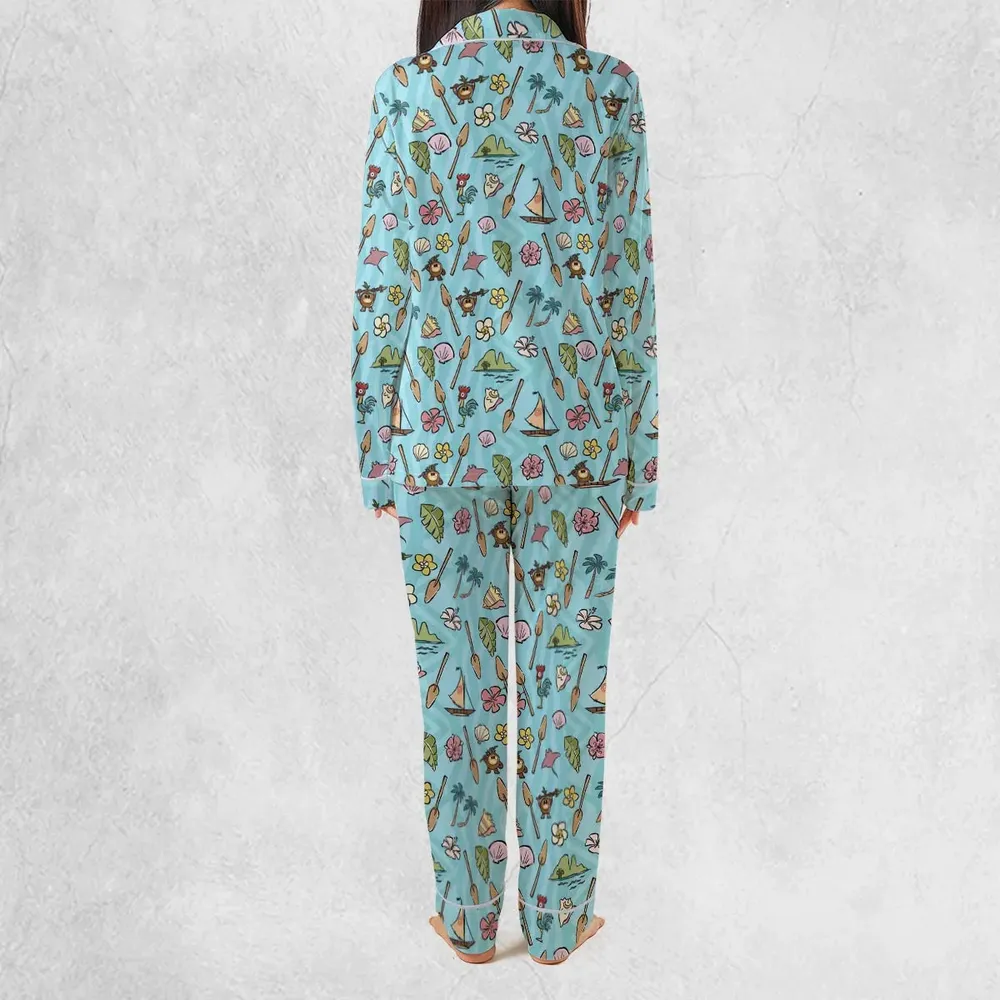 Ocean Vibes Moana Pajamas Set - 3