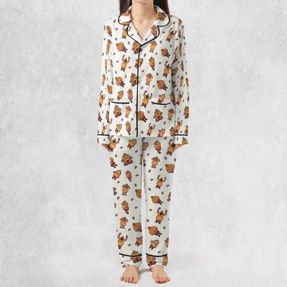 King Hippo Punch Out Pajamas Set - 2