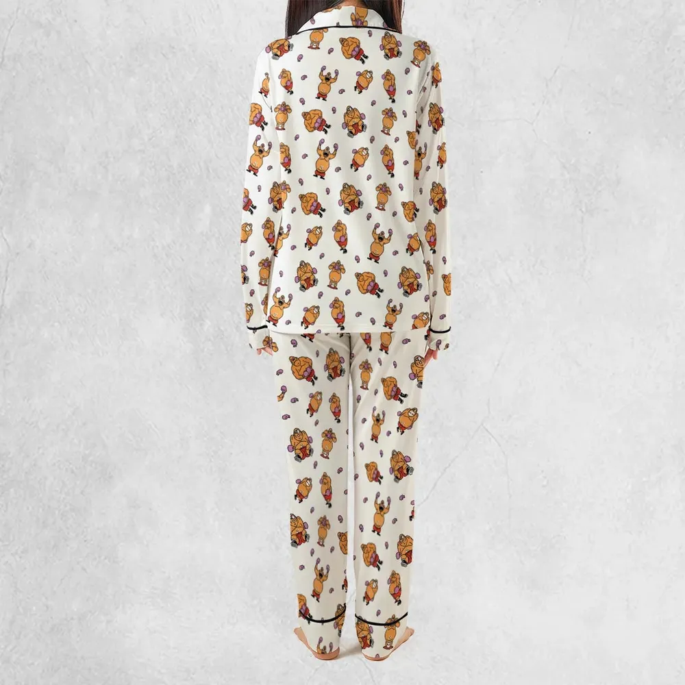 King Hippo Punch Out Pajamas Set - 3