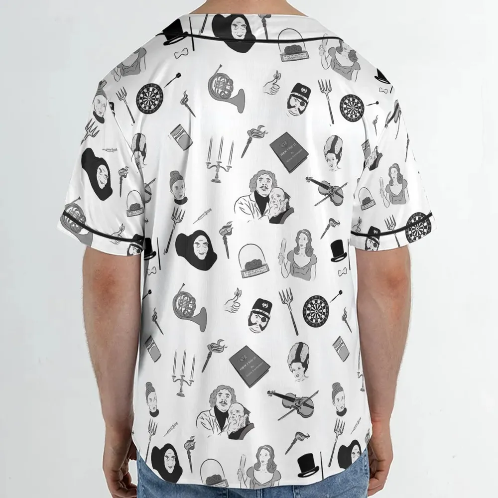 Pronounce Fronkenstein Young Frankenstein Unisex Baseball Jersey - 2