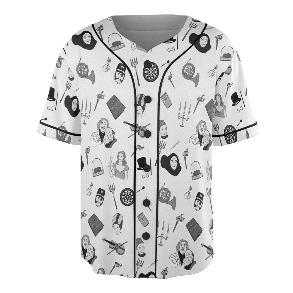 Pronounce Fronkenstein Young Frankenstein Unisex Baseball Jersey - 3