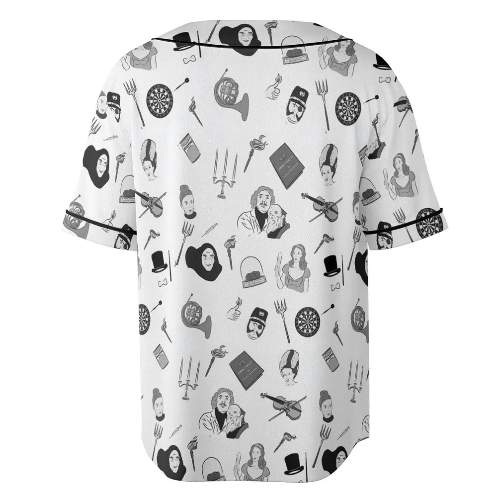 Pronounce Fronkenstein Young Frankenstein Unisex Baseball Jersey - 4