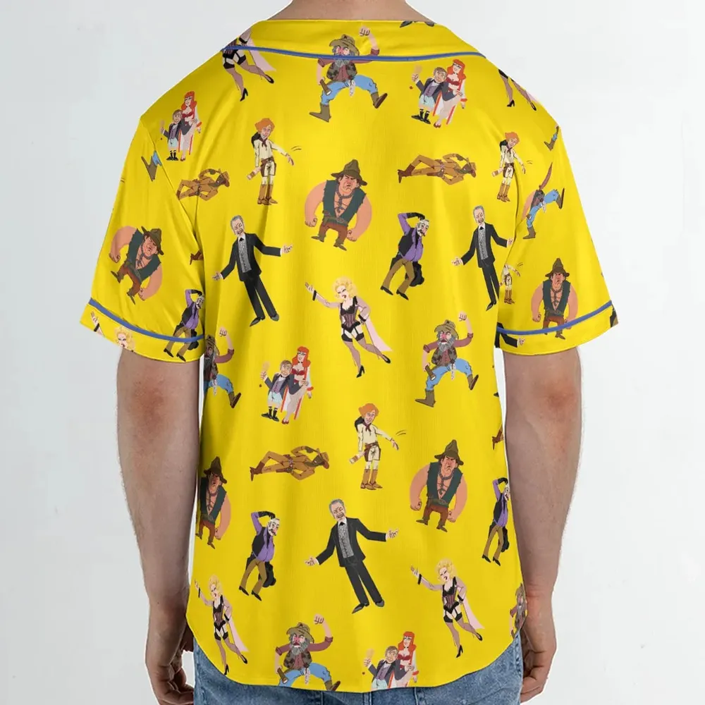 Blazing Saddles Characters Unisex Baseball Jersey - 2
