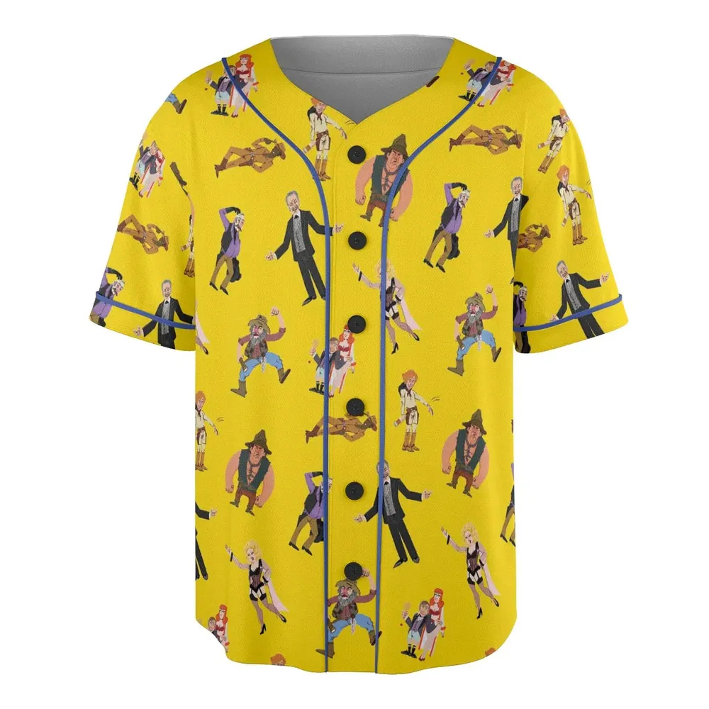 Blazing Saddles Characters Unisex Baseball Jersey - 3