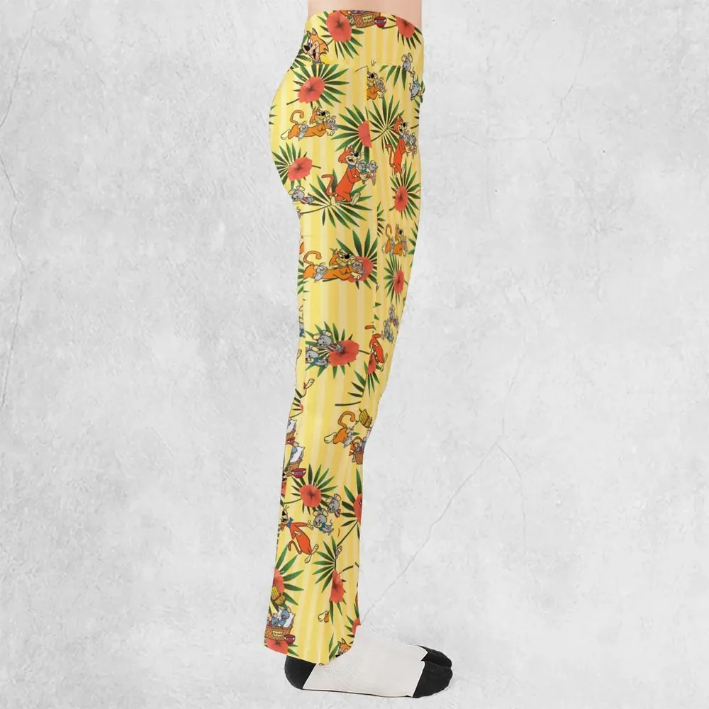 Pixie And Dixie And Mr. Jinks Flare Leggings - 2
