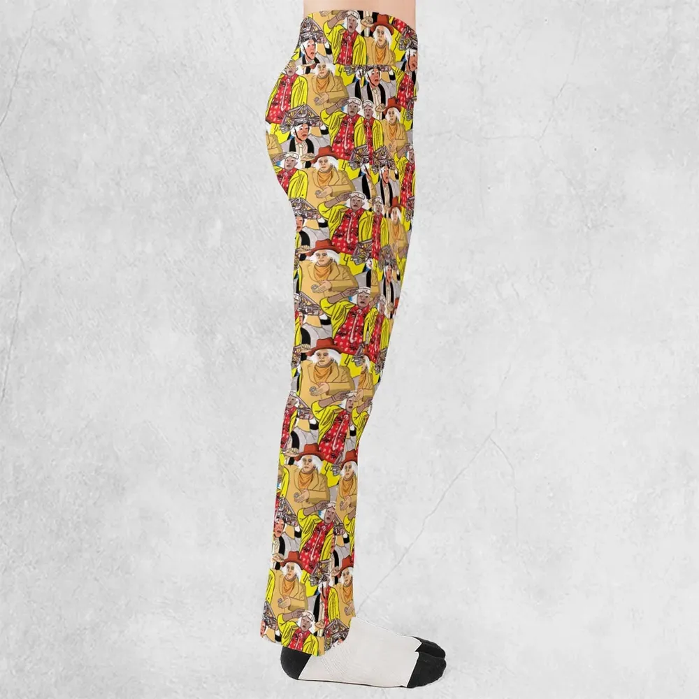 Great Scott Back to the Future Flare Leggings - 2