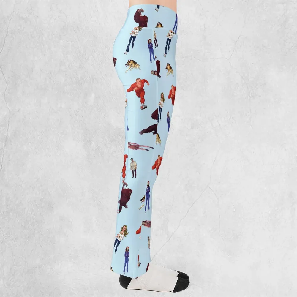 The Six Million Dollar Man and the Bionic Woman Flare Leggings - 2