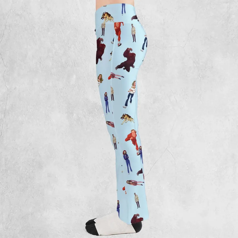 The Six Million Dollar Man and the Bionic Woman Flare Leggings - 3