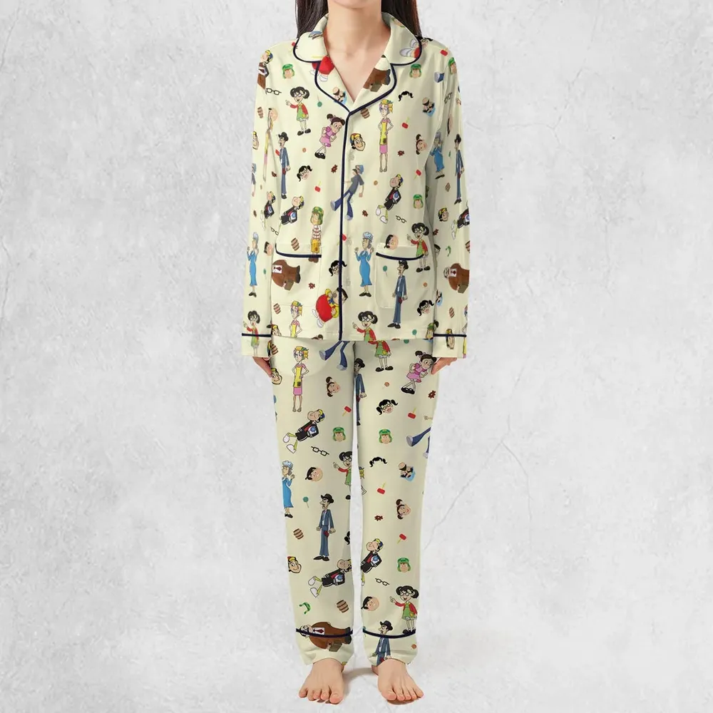 El Chavo Cartoon Characters Pajamas Set - 2