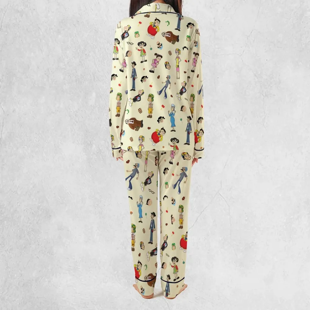 El Chavo Cartoon Characters Pajamas Set - 3