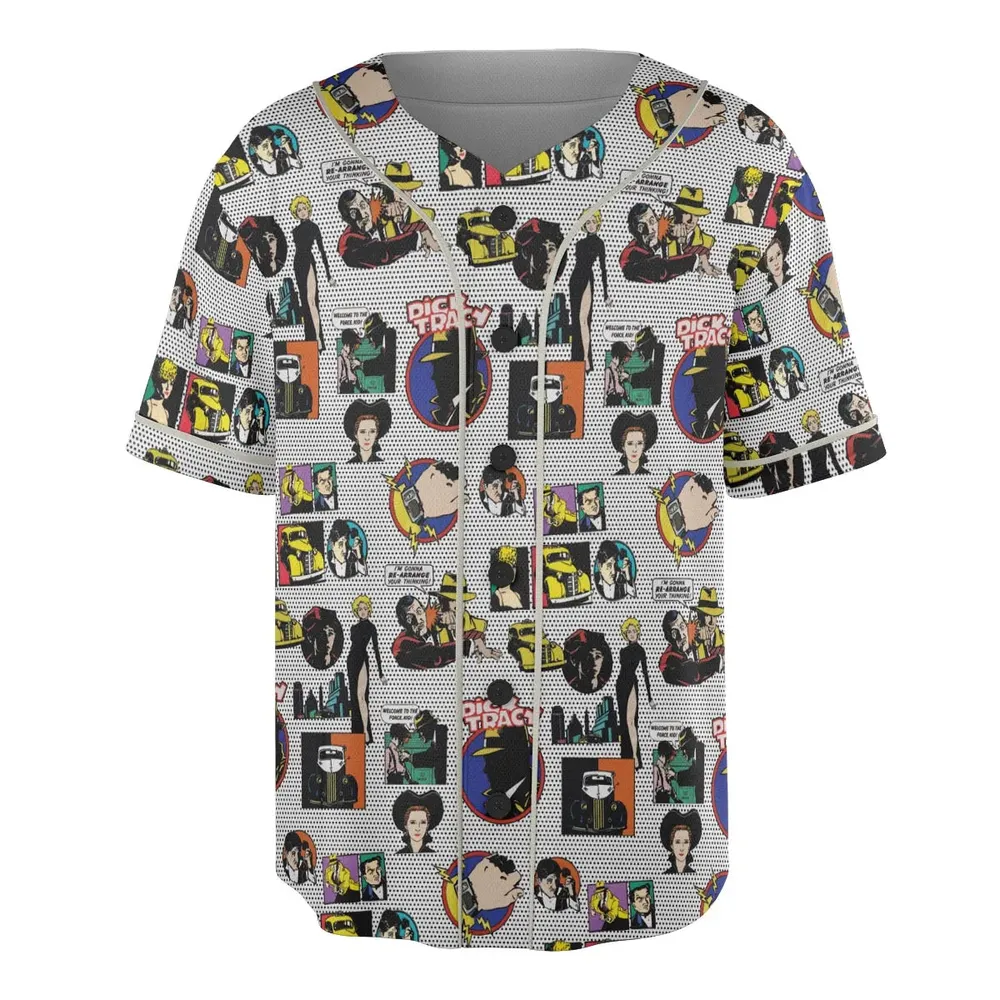 Vintage 90s Dick Tracy Unisex Baseball Jersey - 3