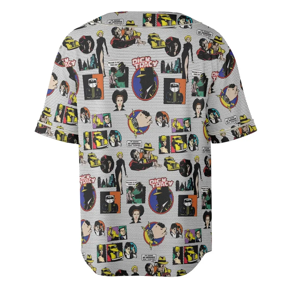 Vintage 90s Dick Tracy Unisex Baseball Jersey - 4