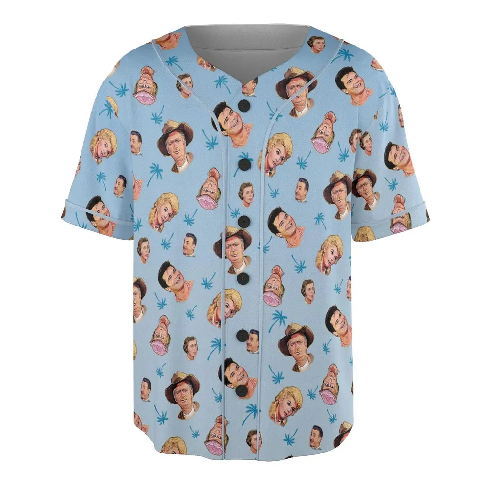Summer Vibe The Beverly Hillbillies Characters Unisex Baseball Jersey - 3