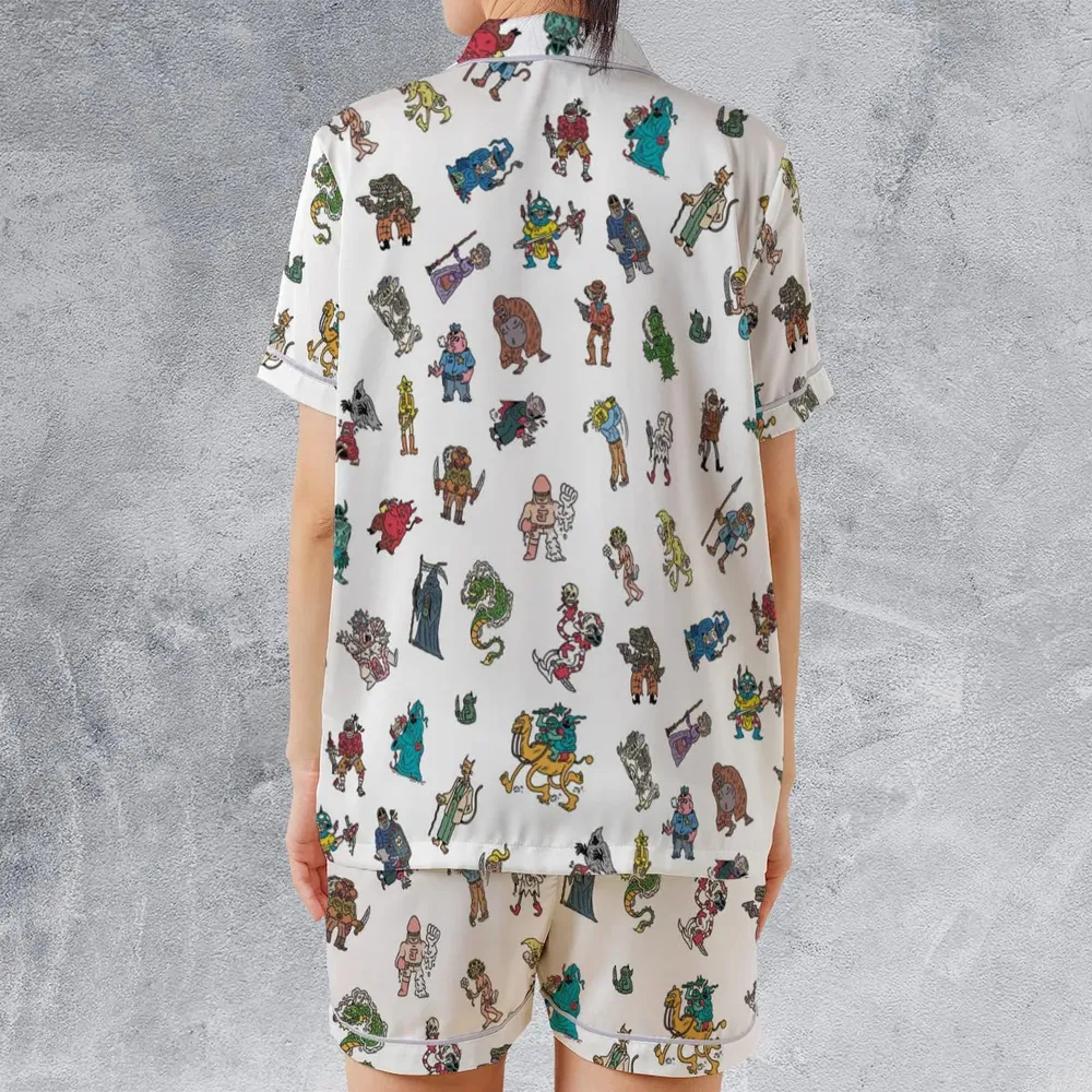 Characters Of Scumby Satin Short-Sleeve Pajamas Set - 2