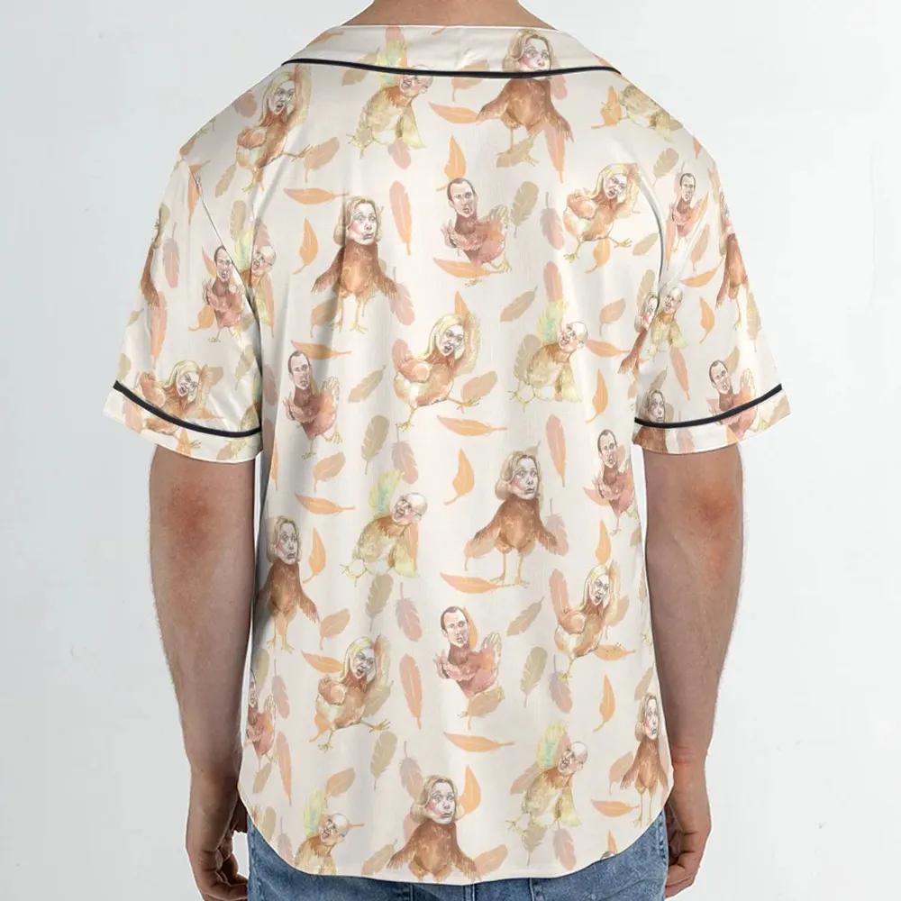 Chicken Dance Arrested Development Unisex Baseball Jersey - 2