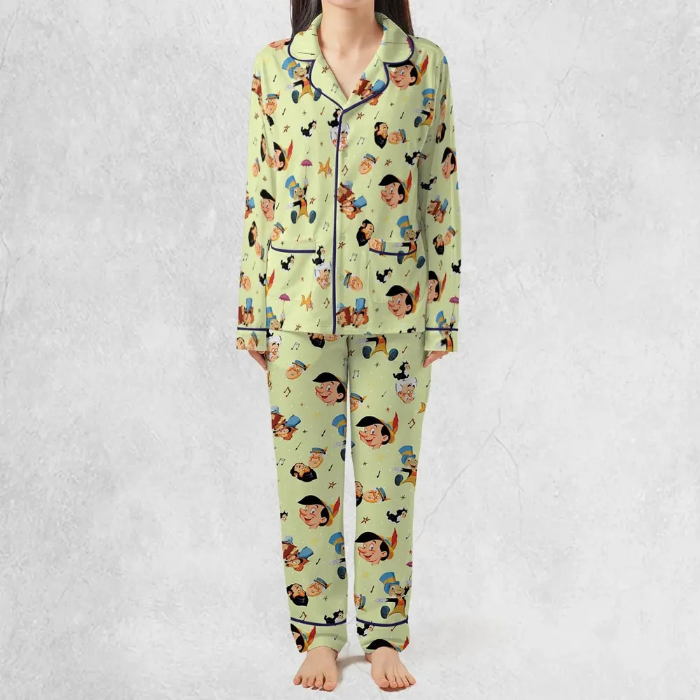 I Can't Stop Lying Pinocchio Pajamas Set - 2