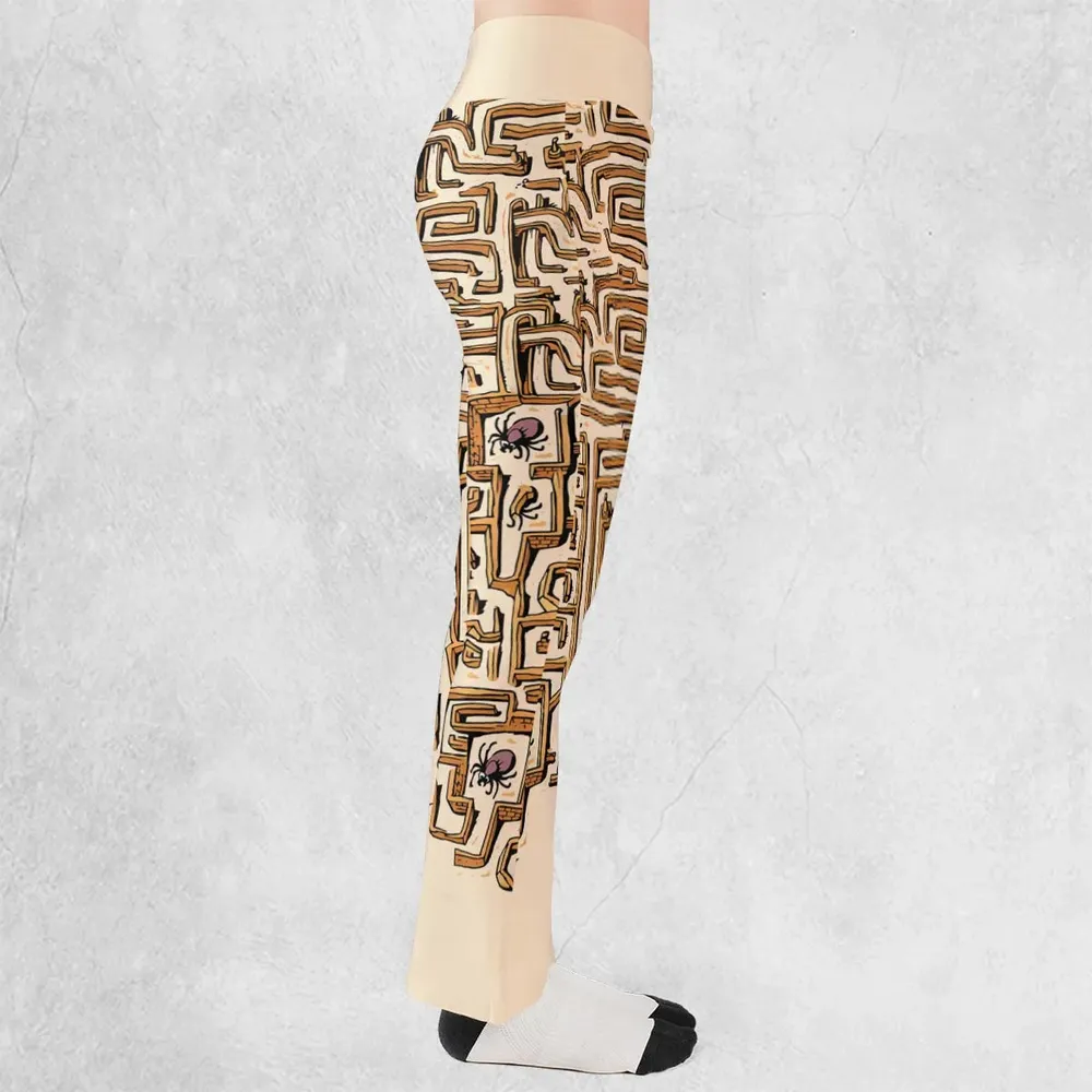 Fantasy Drip Labyrinth Flare Leggings - 2