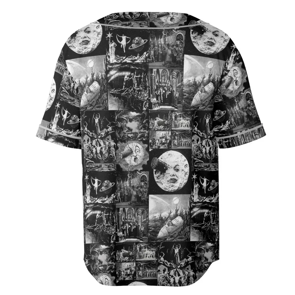 Le Voyage Dans La Lune 1902 Unisex Baseball Jersey - 4