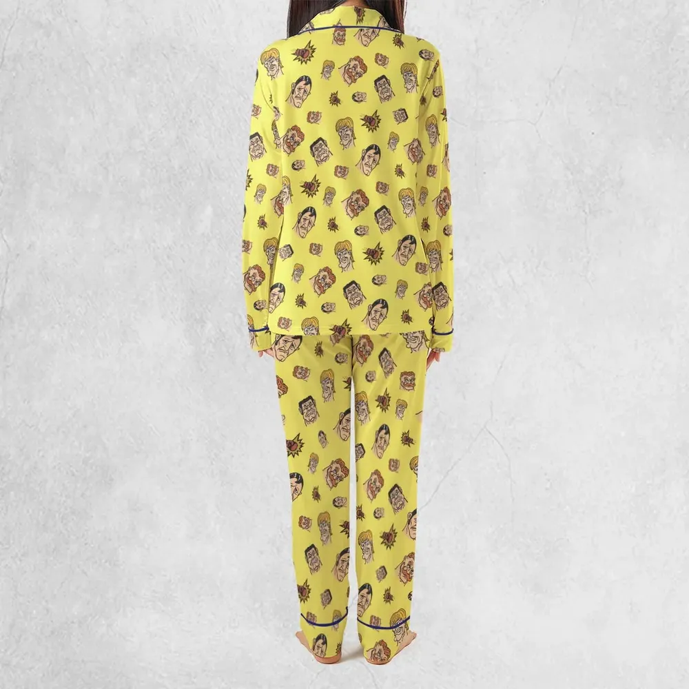 Retro Ring Kings Punch-out Pajamas Set - 3