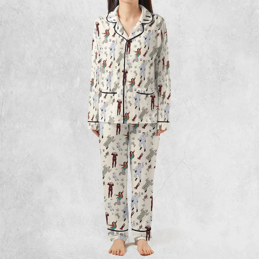 News Team Assemble Anchorman Pajamas Set - 2