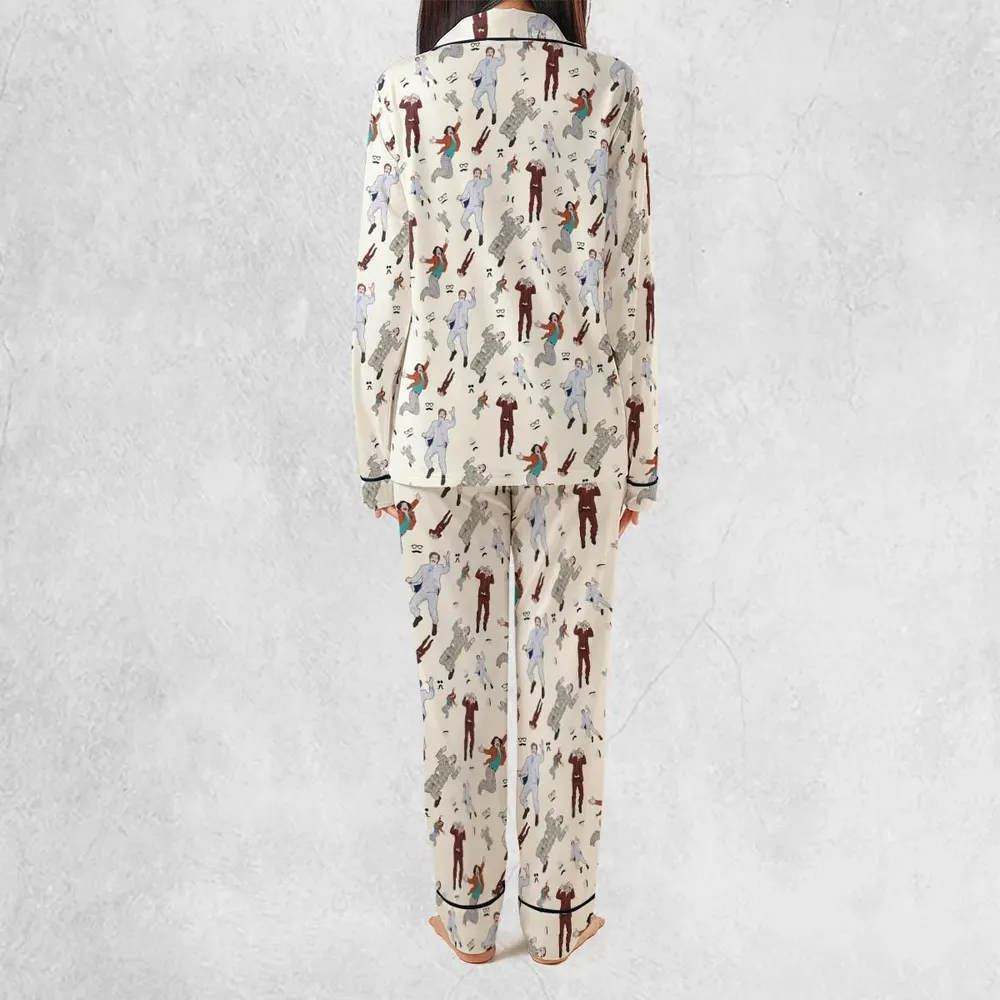 News Team Assemble Anchorman Pajamas Set - 3