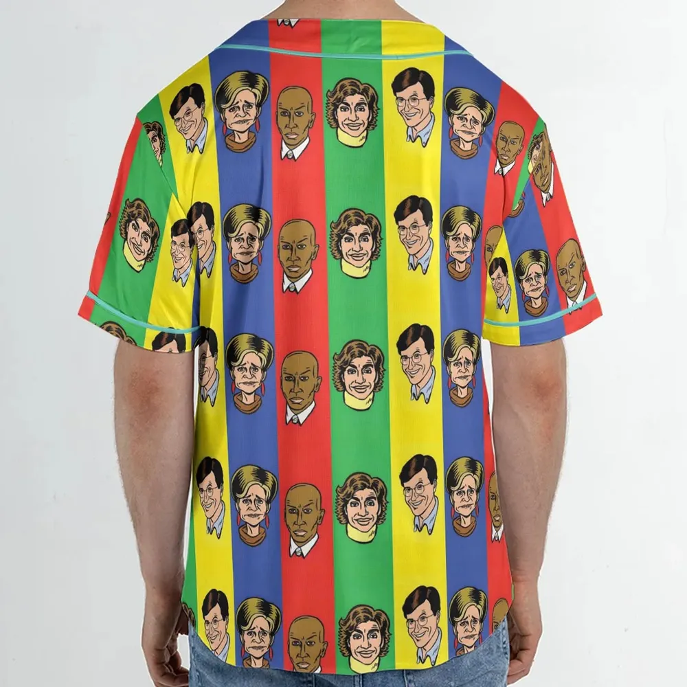 Jerri and Friends Strangers With Candy Unisex Baseball Jersey - 2