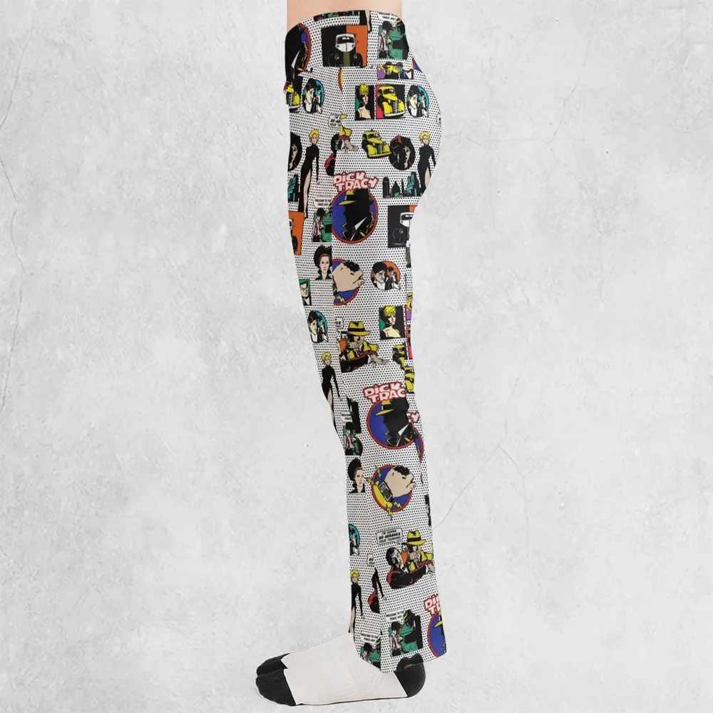 Vintage 90s Dick Tracy Flare Leggings - 3