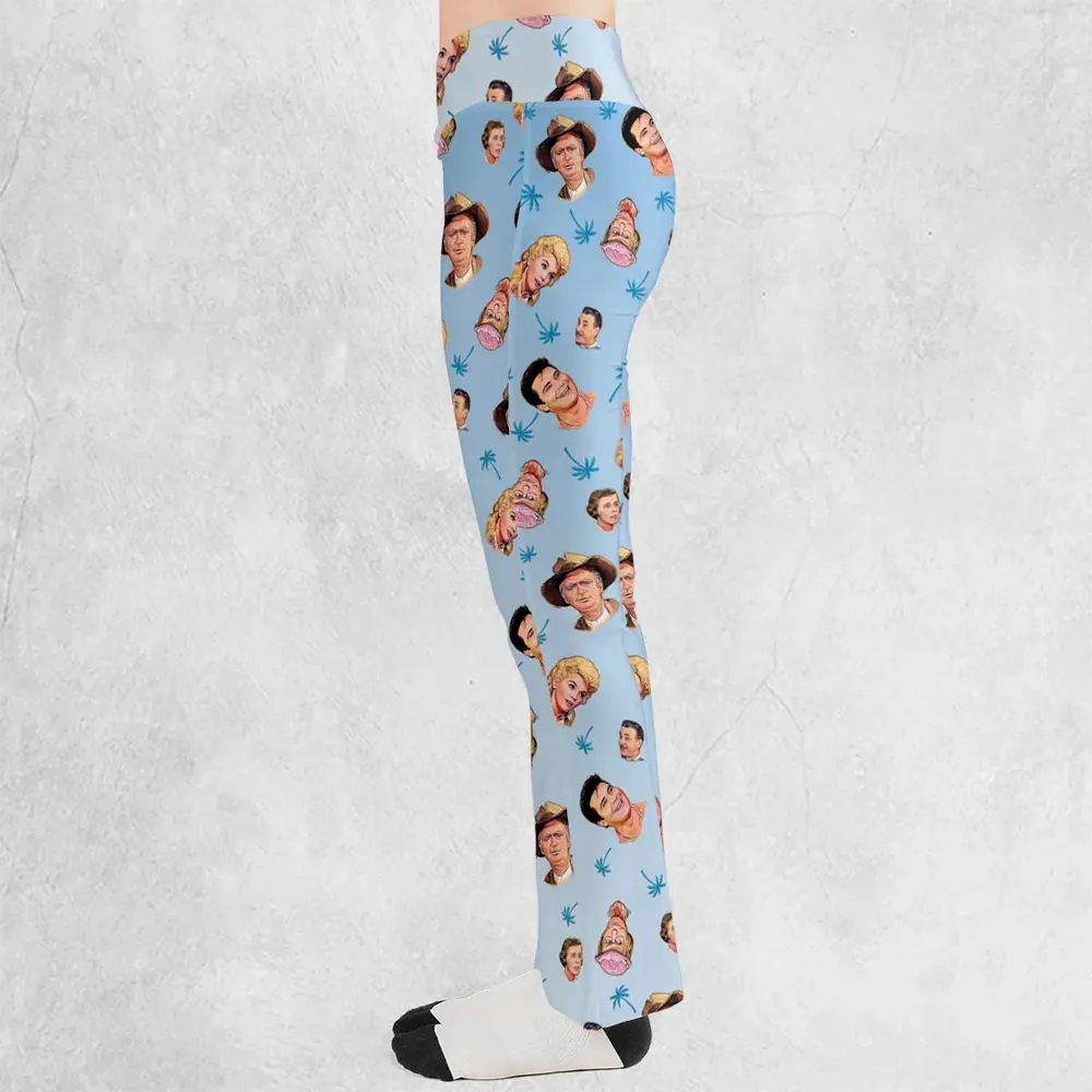 Summer Vibe The Beverly Hillbillies Characters Flare Leggings - 3