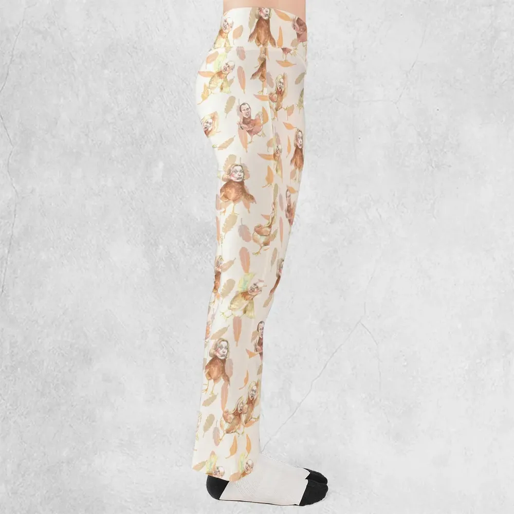 Chicken Dance Arrested Development Flare Leggings - 2