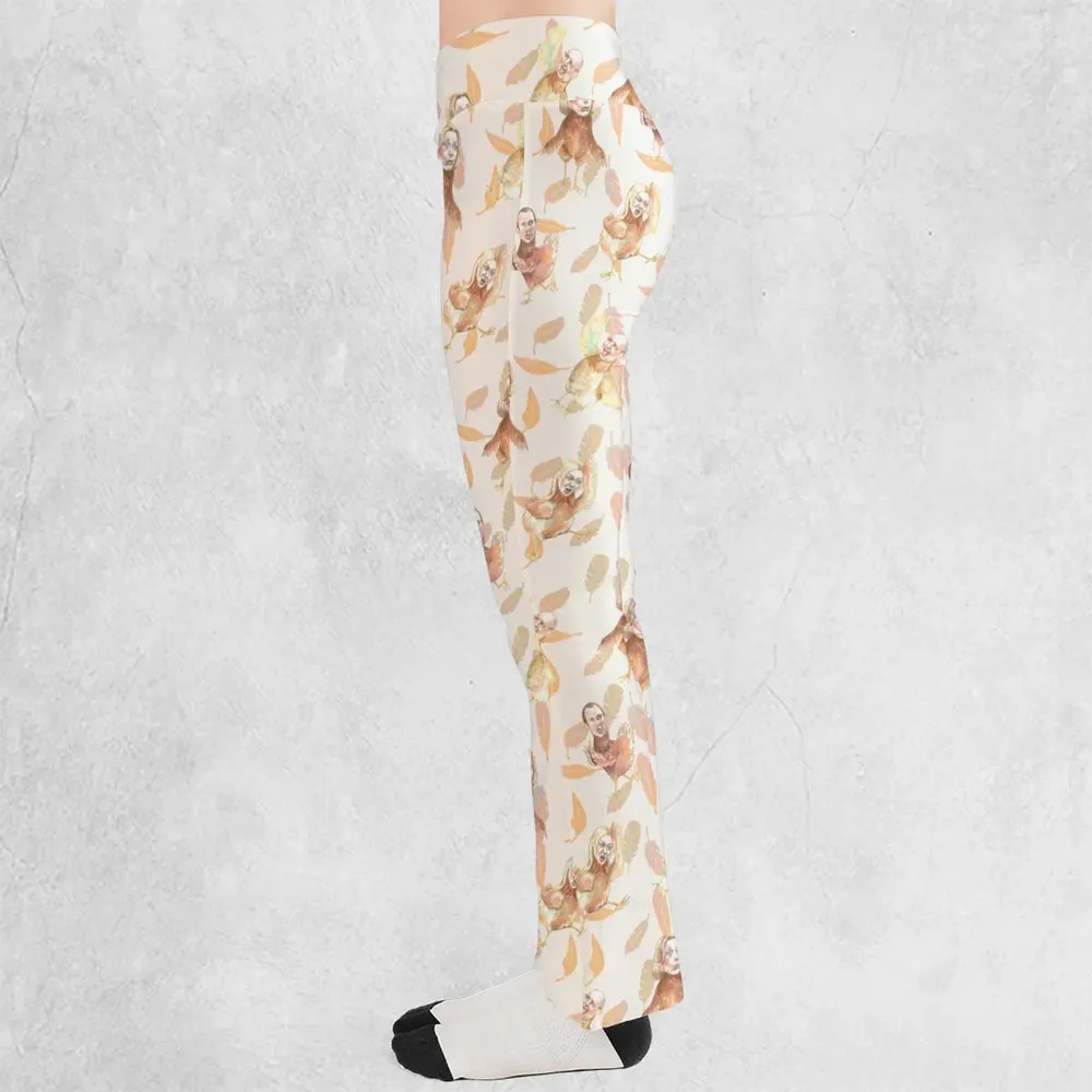 Chicken Dance Arrested Development Flare Leggings - 3