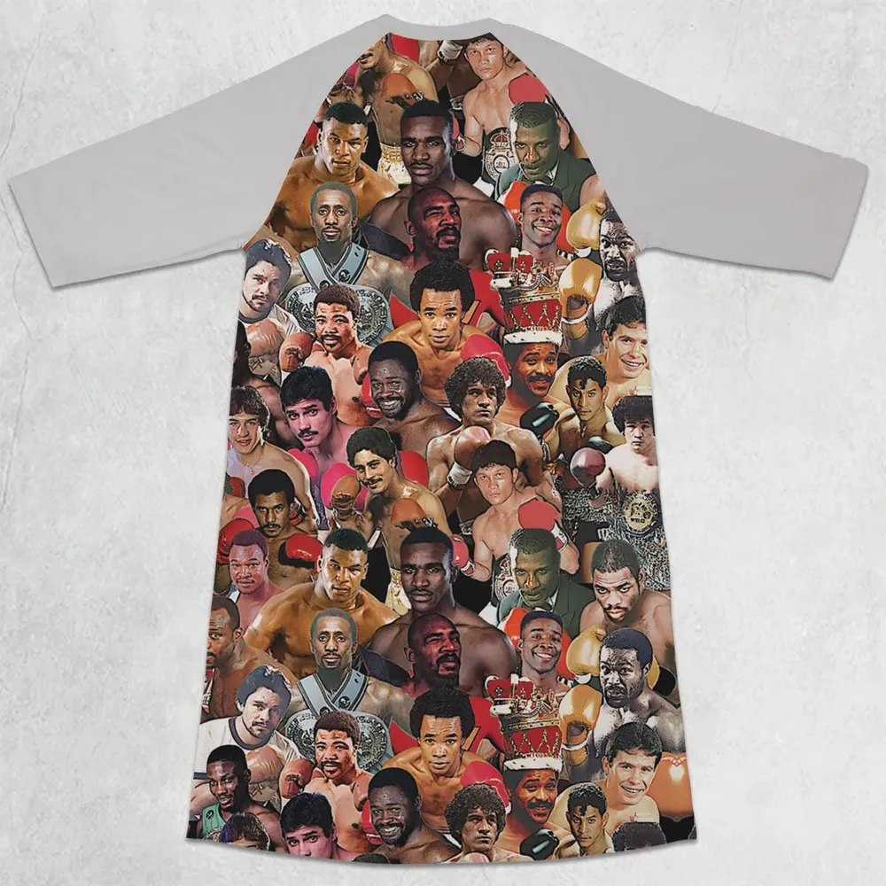 Fight Night Fit Boxing Legends 3/4 Sleeve Raglan Dress - 2