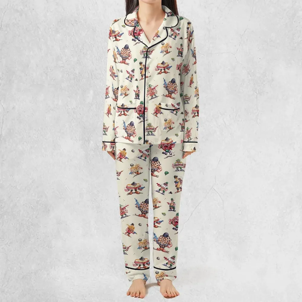 Kitchen Commandos and Refrigerator Rejects Food Fighters Pajamas Set - 2