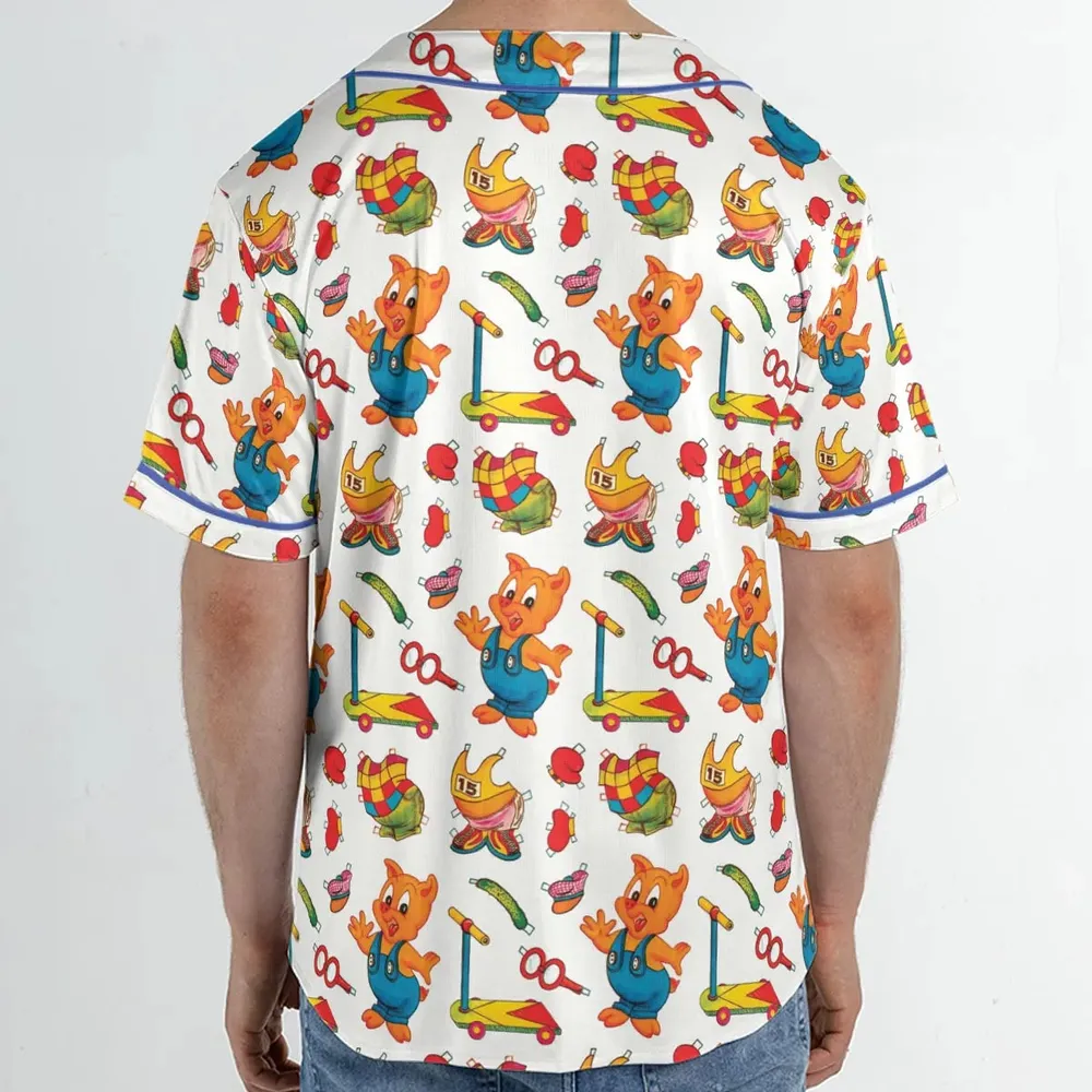 Hamton Outfit Looney Tunes Unisex Baseball Jersey - 2