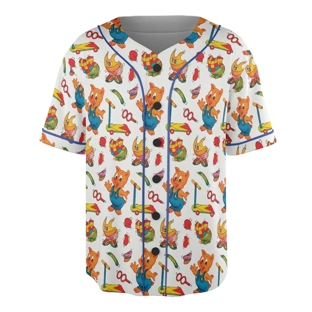 Hamton Outfit Looney Tunes Unisex Baseball Jersey - 3